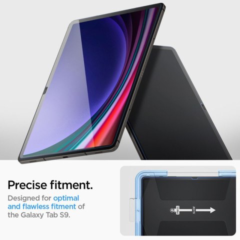 Spigen GLAS.TR EZ FIT - Szkło hartowane do Samsung Galaxy Tab S9 11" / S9 FE / S10 FE / S10 Lite 10.9" X710 / X716B / X510 / X51