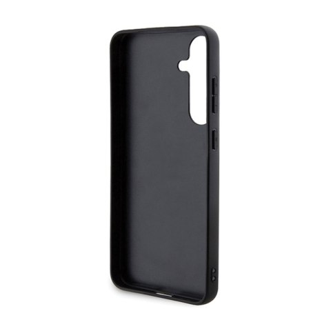 Karl Lagerfeld Saffiano Karl & Choupette Metal Pin - Etui Samsung Galaxy S24 (czarny)