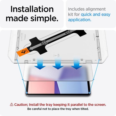 Spigen GLAS.TR EZ FIT - Szkło hartowane do iPad Air 11" (2026 - 2024) (Przezroczysty)