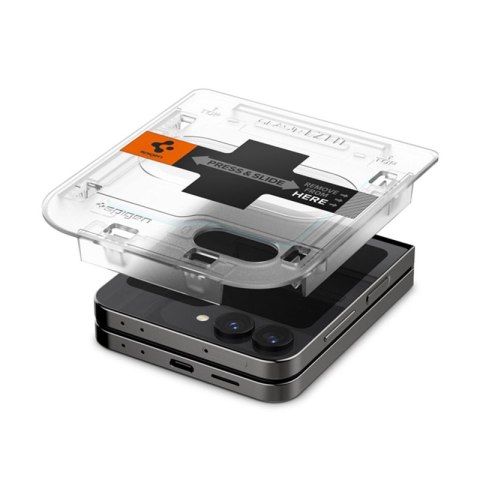 Spigen Glas.TR EZ Fit 2-Pack - Szkło hartowane do Samsung Galax Z Flip 6 / 7 FE (2 sztuki)