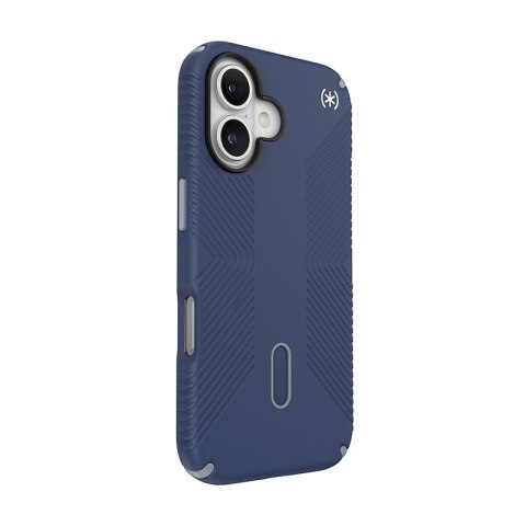 Speck Presidio2 Grip ClickLock & MagSafe - Etui iPhone 16 (Coastal Blue / Dust Grey / White)
