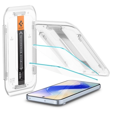 Spigen Glas.TR EZ FIT 2-Pack - Szkło hartowane do Google Pixel 9 / 9 Pro / 10 / 10 Pro (2 sztuki)
