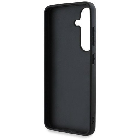 Guess Grained Big 4G Logo Small Classic Logo - Etui do Samsung Galaxy S25+ (różowy)