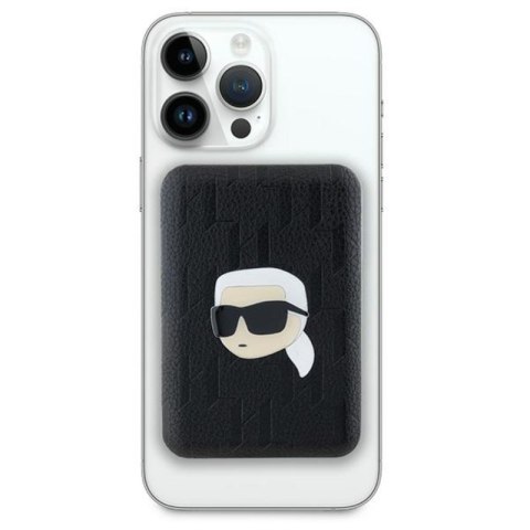 Karl Lagerfeld Karl Head Pin MagSafe - Power Bank indukcyjny 5000 mAh 15W (czarny)