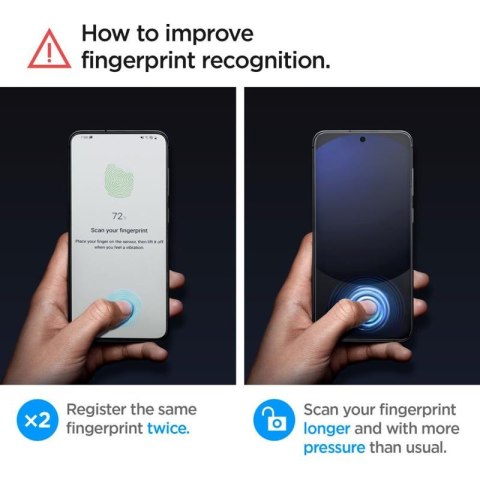 Spigen GLAS.TR EZ FIT 2-Pack - Szkło hartowane do Samsung Galaxy A56 5G / S24 FE (2 sztuki)