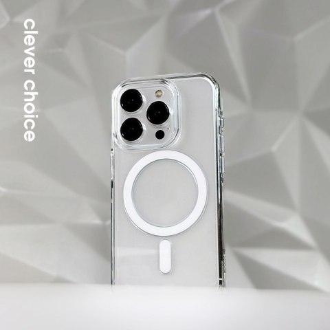 Crong Clear MAG Pro - Etui iPhone 16 Pro MagSafe (przezroczysty)