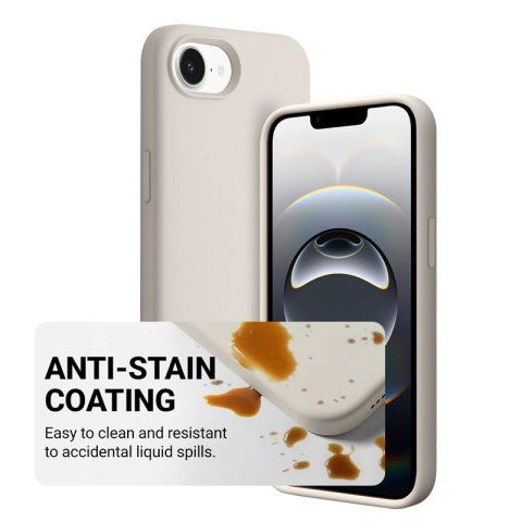 Crong Color Cover Magnetic - Etui iPhone 17e / 16e MagSafe (kamienny beż)