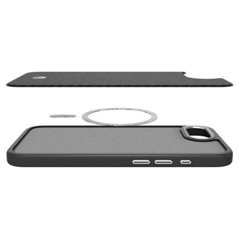 Spigen Enzo Aramid Mag MagSafe - Etui do iPhone 17e / 16e (Czarny)
