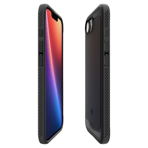 Spigen Rugged Armor Mag MagSafe - Etui do iPhone 17e / 16e (Matte Black)