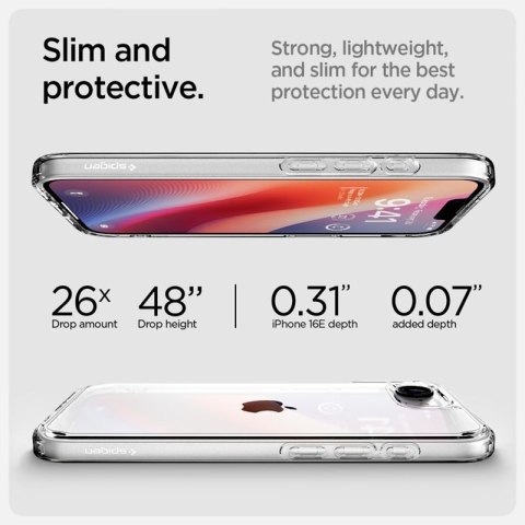 Spigen Ultra Hybrid - Etui do iPhone 17e / 16e (Przezroczysty)