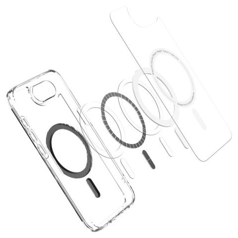 Spigen Ultra Hybrid Mag MagSafe - Etui do iPhone 17e / 16e (Carbon Fiber)