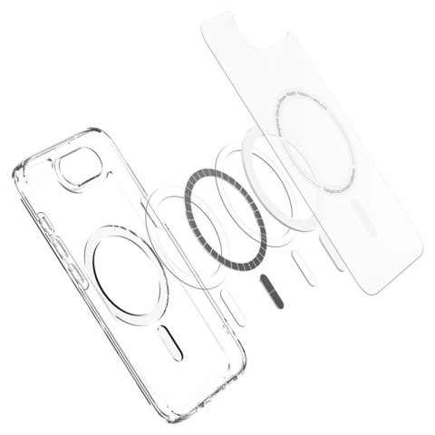 Spigen Ultra Hybrid Mag MagSafe - Etui do iPhone 17e / 16e (Frost White)