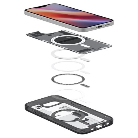 Spigen Ultra Hybrid Mag MagSafe - Etui do iPhone 17e / 16e (Zero One Black)