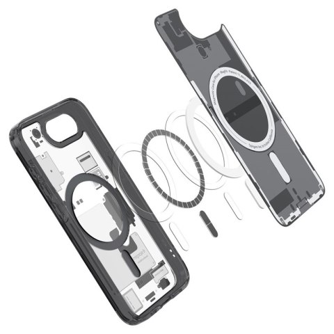 Spigen Ultra Hybrid Mag MagSafe - Etui do iPhone 17e / 16e (Zero One Black)