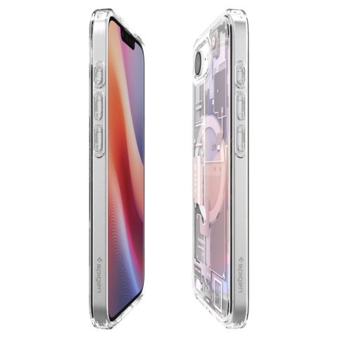 Spigen Ultra Hybrid Mag MagSafe - Etui do iPhone 17e / 16e (Zero One White)