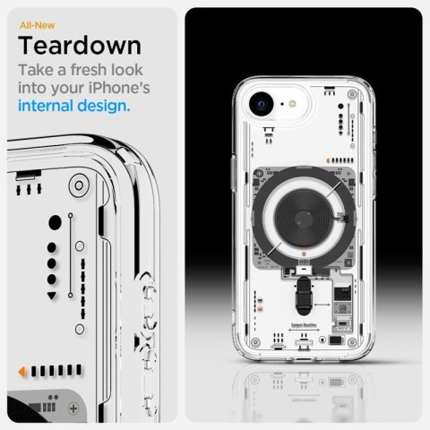 Spigen Ultra Hybrid Mag MagSafe - Etui do iPhone 17e / 16e (Zero One)
