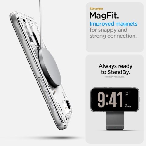 Spigen Ultra Hybrid Mag MagSafe - Etui do iPhone 17e / 16e (Zero One)