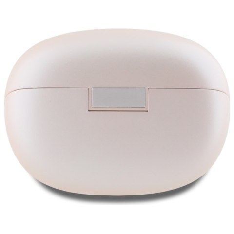 Guess Capsule Printed Logo - Słuchawki Bluetooth TWS ANC & ENC + etui ładujące (różowy)