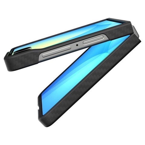 Spigen Airskin Aramid - Etui do Samsung Galaxy Z Flip 7 (Black)