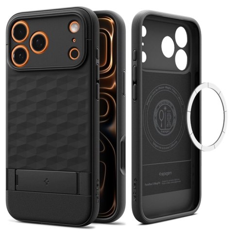 Spigen Parallax S Mag MagSafe - Etui do iPhone 17 Pro Max (Matte Black)