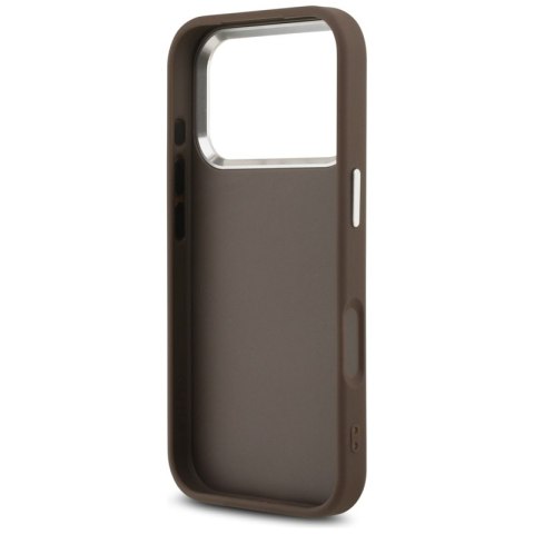 Guess 4G Big 4G Classic Logo - Etui iPhone 17 Pro (brązowy / srebrny)