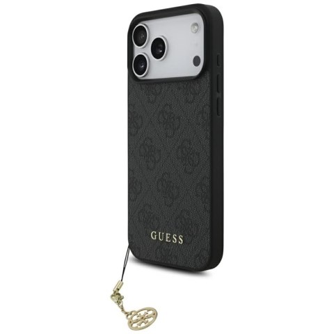 Guess 4G Charms Collection MagSafe - Etui iPhone 17 Pro Max (czarny)