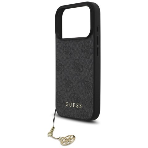 Guess 4G Charms Collection MagSafe - Etui iPhone 17 Pro (czarny)