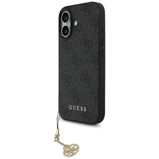 Guess 4G Charms Collection MagSafe - Etui iPhone 17 (czarny)