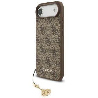 Guess 4G Charms Collection MagSafe - Etui iPhone Air (brązowy)
