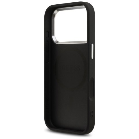 Guess 4G Classic Logo MagSafe - Etui iPhone 17 Pro (czarny)