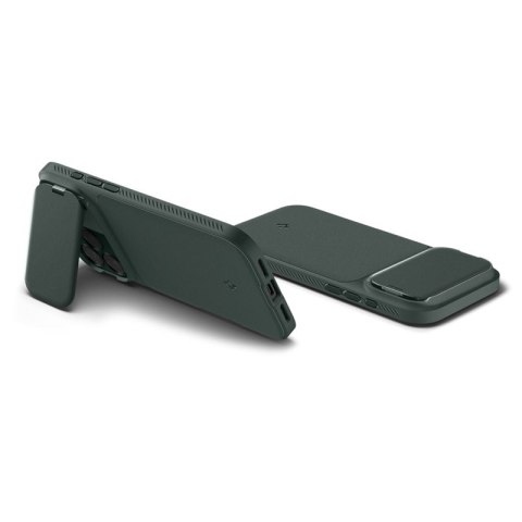 Spigen Optik Armor Mag MagSafe - Etui do iPhone 17 Pro (Abyss Green)