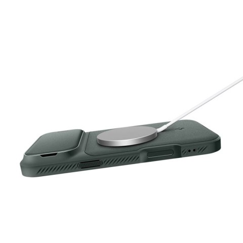 Spigen Optik Armor Mag MagSafe - Etui do iPhone 17 Pro (Abyss Green)