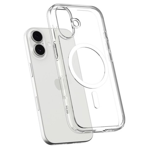 Spigen Ultra Hybrid Mag MagSafe - Etui do iPhone 17 (Clear/White)