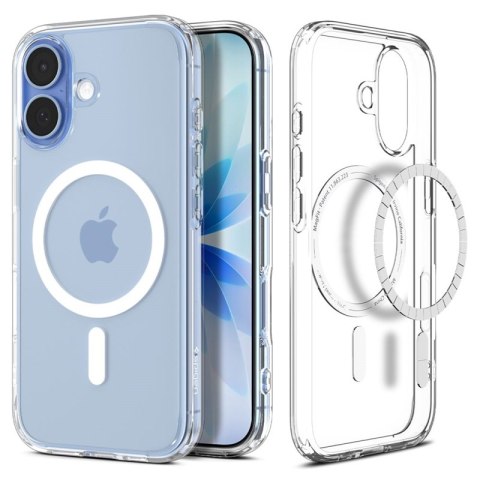 Spigen Ultra Hybrid Mag MagSafe - Etui do iPhone 17 (Clear/White)
