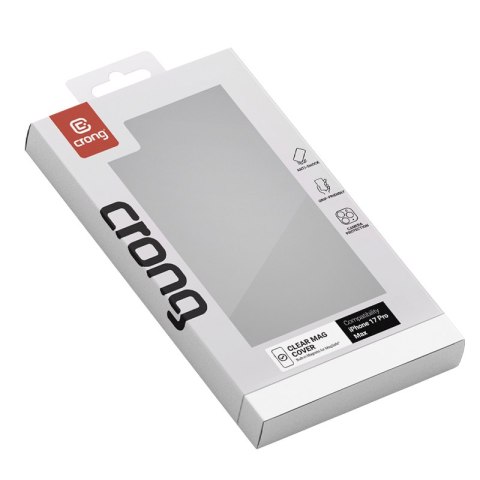 Crong Clear MAG Cover - Etui MagSafe iPhone 17 Pro Max (przezroczysty)