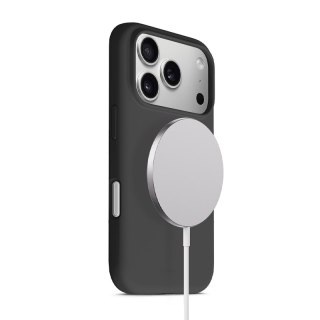 Crong Color Cover Magnetic - Etui MagSafe iPhone 17 Pro Max (czarny)