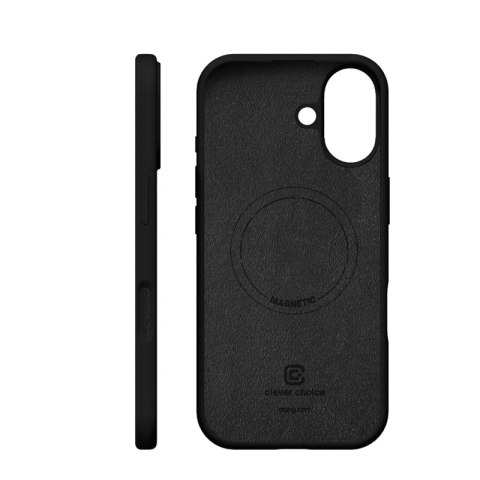 Crong Color Cover Magnetic - Etui MagSafe iPhone 17 (czarny)