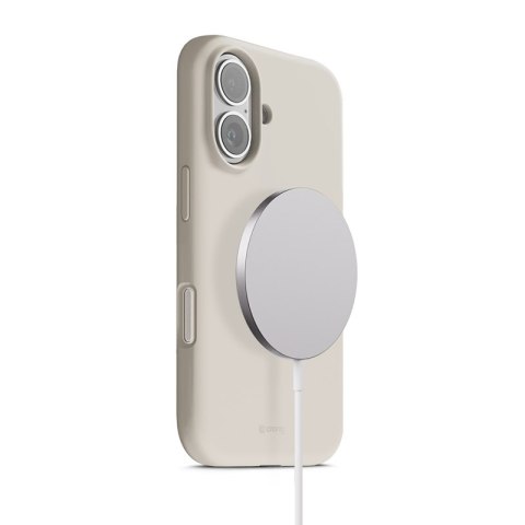 Crong Color Cover Magnetic - Etui MagSafe iPhone 17 (kamienny beż)