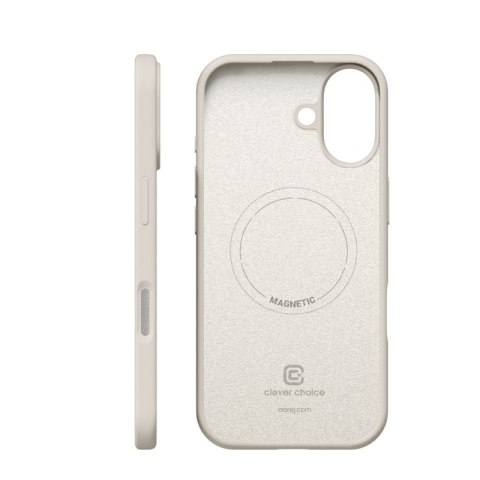 Crong Color Cover Magnetic - Etui MagSafe iPhone 17 (kamienny beż)