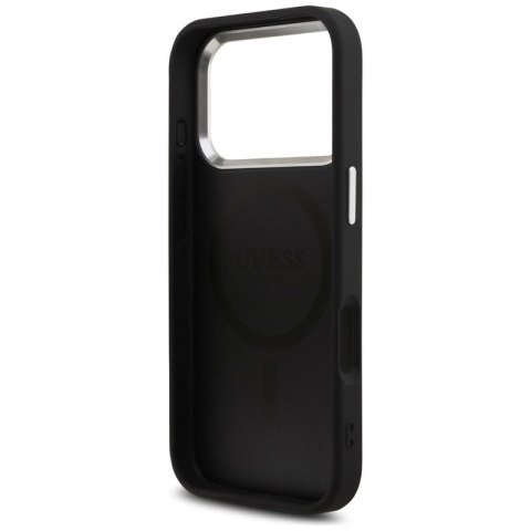 Guess 4G Triangle Logo MagSafe - Etui iPhone 17 Pro (czarny)