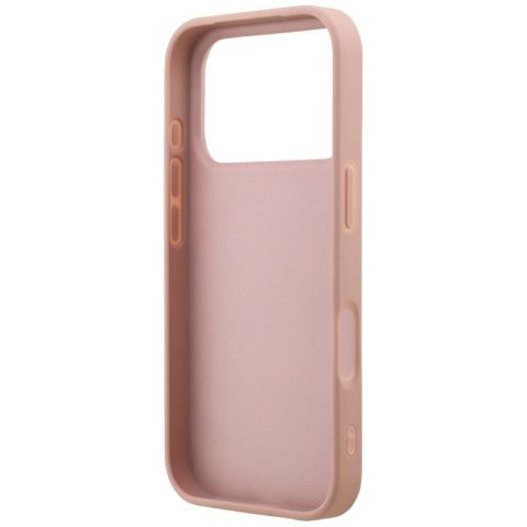 Guess Fixed Glitter Big 4G - Etui do iPhone 17 Pro (różowy)
