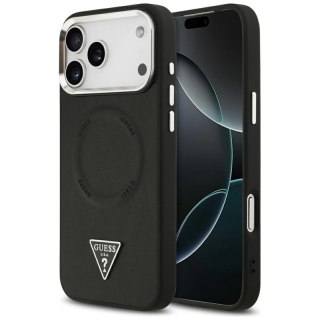 Guess Triangle Logo MagSafe - Etui iPhone 17 Pro Max (czarny)