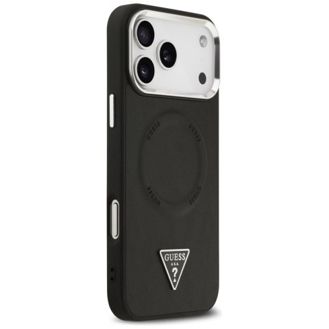 Guess Triangle Logo MagSafe - Etui iPhone 17 Pro (czarny)