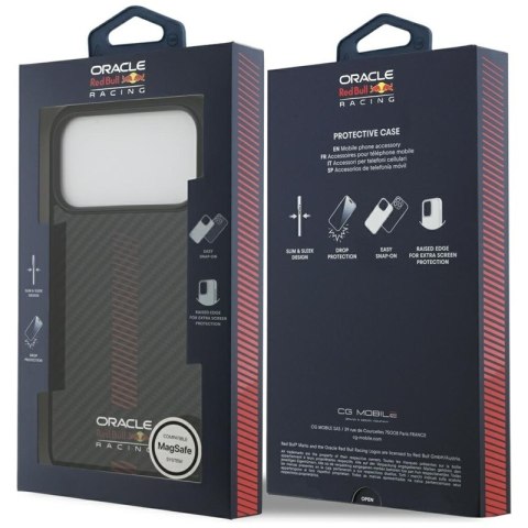 Red Bull Kevlar Powerbar MagSafe - Etui iPhone 17 Pro Max (czarny)