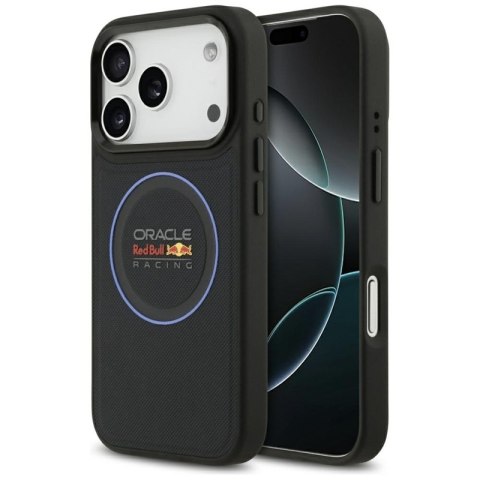 Red Bull Meshed Blue Ring & Metal Buttons MagSafe - Etui iPhone 17 Pro (granatowy)