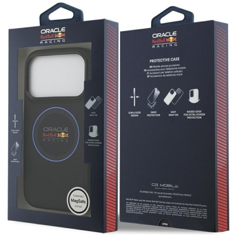 Red Bull Meshed Blue Ring & Metal Buttons MagSafe - Etui iPhone 17 Pro (granatowy)