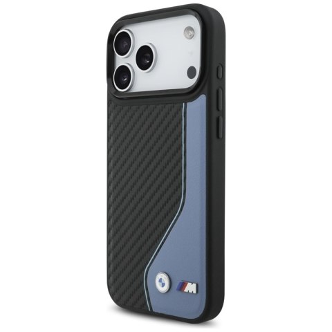 BMW M Carbon Logo MagSafe - Etui iPhone 17 Pro Max (niebieski)