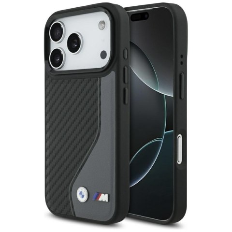 BMW M Carbon Logo MagSafe - Etui iPhone 17 Pro (antracyt)
