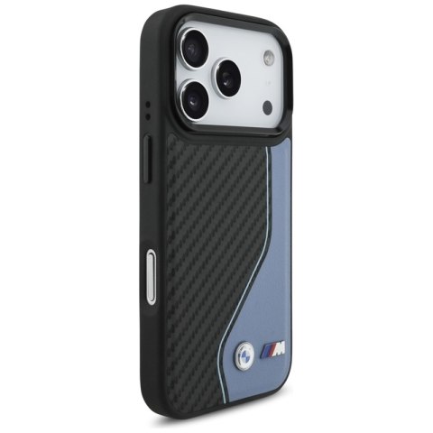 BMW M Carbon Logo MagSafe - Etui iPhone 17 Pro (niebieski)