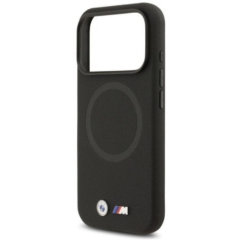 BMW M FW Metal Logo MagSafe - Etui iPhone 17 Pro Max (czarny)